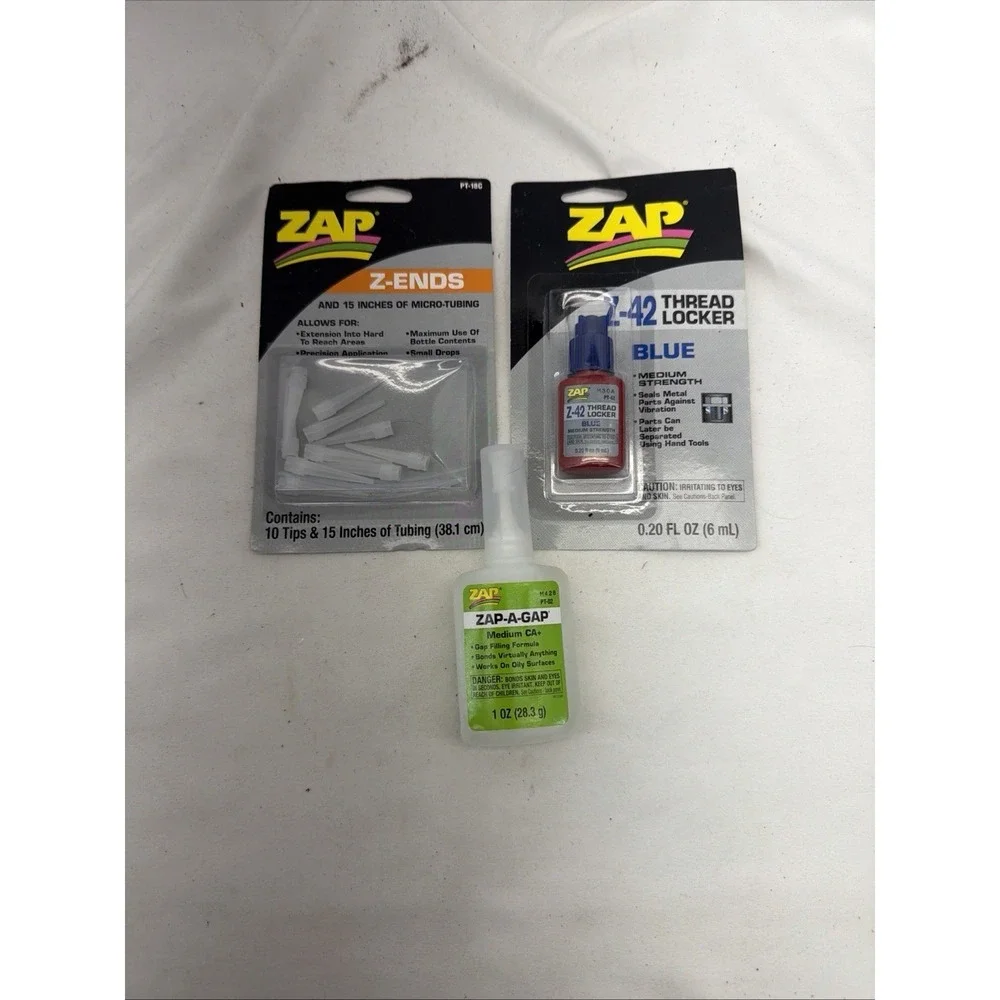 Zap Z-ends,a-42 Thread Lock. Zap-a-gap